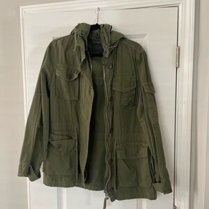 Green JCrew Coat